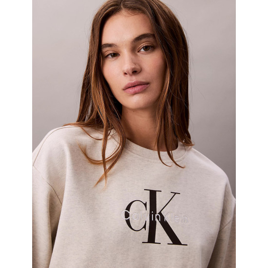 Calvin Klein Γυναικείο φούτερ Relaxed Monogram Sweatshirt